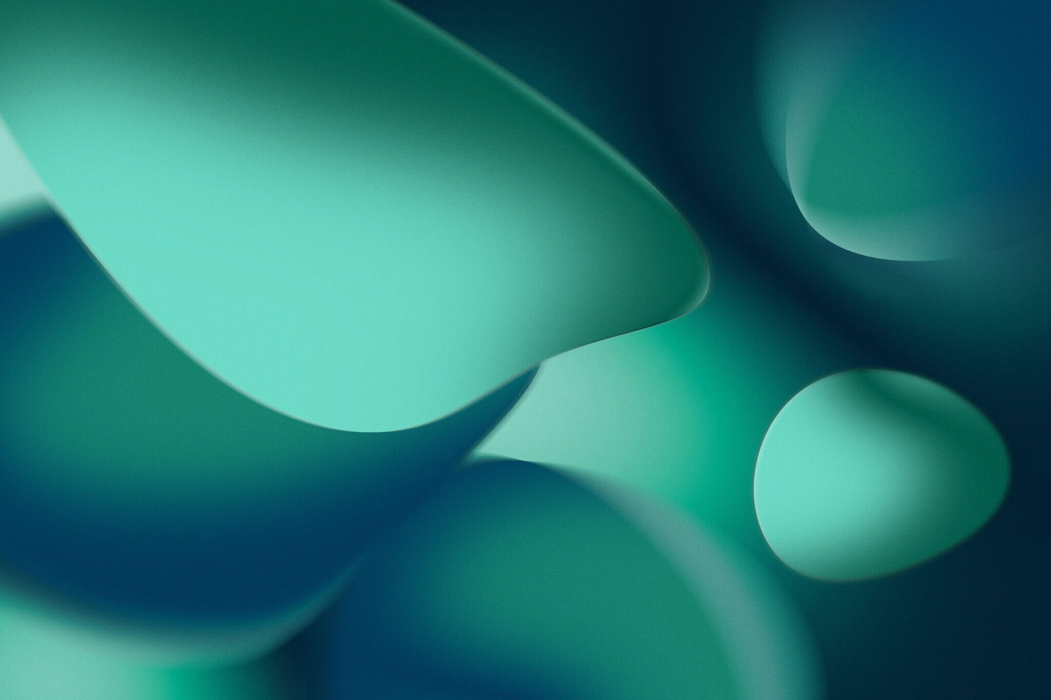 Abstract background in blue-green hues.