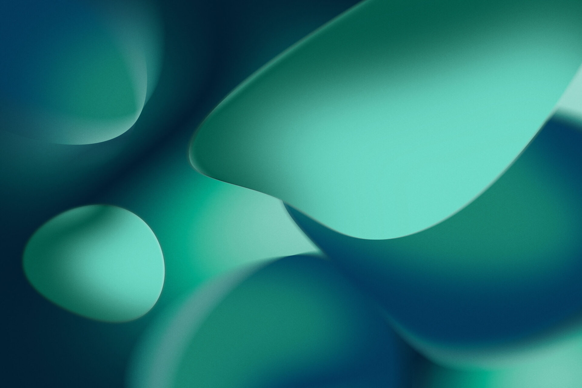 Abstract background in blue-green hues.