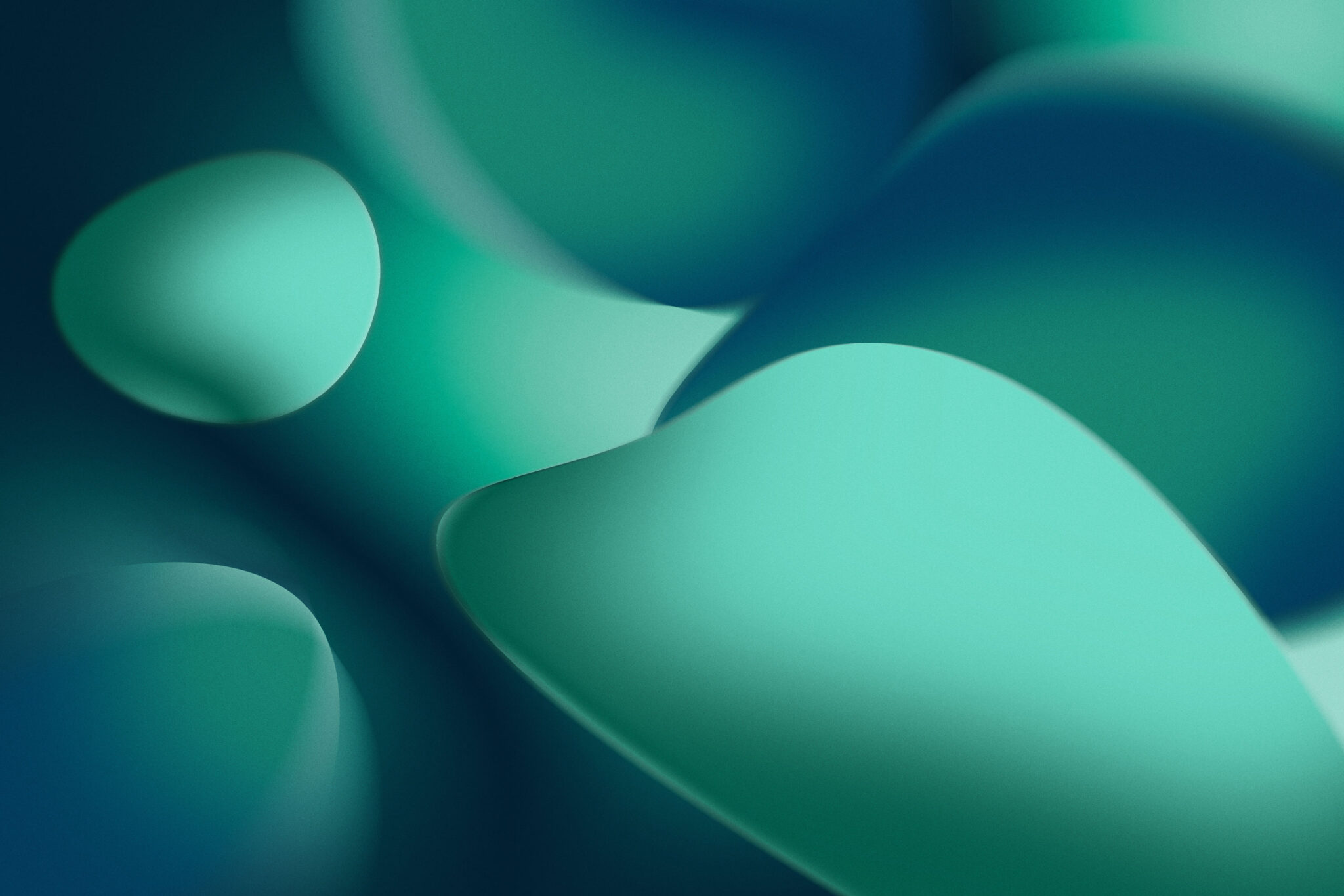 Abstract background in blue-green hues.